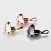 Brass Pendant Cabochon Settings KK-G338-12-1