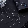 500Pcs Eco-Friendly Plastic Stud Earring Findings KY-SP0001-03A-4