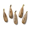 Natural Sunstone Pendants G-Q192-07G-07-1