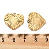 PVD Vacuum Plating 304 Stainless Steel Pendants STAS-R130-44G-3