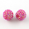 AB-Color Resin Rhinestone Beads RESI-S315-20x22-09-1
