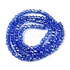 Electroplate Glass Beads Strands EGLA-A044-T1mm-A31-3