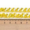 Electroplate Transparent Glass Beads Strands EGLA-B011-02A-AB02-4