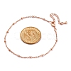 Brass Satellite Chains  Bracelets for Women BJEW-G735-19RG-5