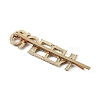 Word QUEEN Alloy Rhinestone Hair Bobby Pins FIND-WH0152-34G-KCG-2