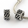Column Enamel Style Smooth Surface 304 Stainless Steel Bead STAS-R081-35B-1