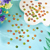 200Pcs 5 Colors Alloy Enamel Bead Caps FIND-TA0008-37-5