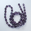 Glass Beads Strands X-GLAA-R024-11x8mm-2-2