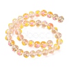 Transparent Glass Beads Strands LAMP-F032-06-2