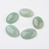 Natural Green Aventurine Flat Back Cabochons G-G741-25x35mm-14-1