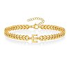 Letter 304 Stainless Steel Link Bracelets FS-WG7830E-04-1