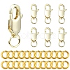 Brass Lobster Claw Clasps DIY-YW0009-37G-1