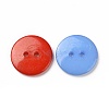 Acrylic Sewing Buttons BUTT-E084-B-M-2