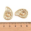 Brass Micro Pave Cubic Zirconia Teardrop Peg Bails KK-NH0009-07G-3