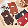 PandaHall Elite 5Pcs 5 Colors Imitation Leather Bag Cover FIND-PH0006-67-6