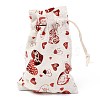 Christmas Theme Cotton Fabric Cloth Bag ABAG-H104-B03-1