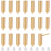 20Pcs Brass Stud Earrings Findings KK-SC0006-04-1