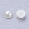 Half Round Domed Imitated Pearl Acrylic Cabochons OACR-H001-3-2