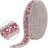 Glitter Hotfix Rhinestone(Hot Melt Adhesive On The Back) OCOR-WH0058-06-1