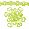 20Pcs Transparent Acrylic Quick Link Connectors OACR-TADJ0001-03G-1