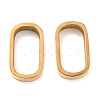 Ion Plating(IP) 201 Stainless Steel Slide Charms/Slider Beads STAS-C016-05G-1-2