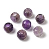 Natural Amethyst European Beads G-N342-03M-1
