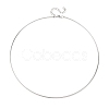 1.5MM 201 Stainless Steel Wire Choker Necklace NJEW-Z098-02P-1