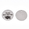 Non-Tarnish 201 Stainless Steel Pendants LS-STAS-T064-38P-27-1