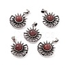 Natural Strawberry Quartz Pendants KK-A173-08AS-02-1
