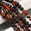 Natural Striped Agate/Banded Agate Beads Strands G-Z060-A01-A13-2