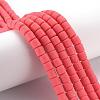 Polymer Clay Bead Strands CLAY-T001-C21-1