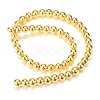 Electroplate Non-magnetic Synthetic Hematite Bead Strands X-G-Q466-3mm-01-2