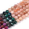 Natural & Synthetic Mixed Gemstone Beads Strands G-D080-A01-01-11-4