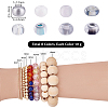 80G 8 Colors Round Glass Seed Beads SEED-PH0002-42-5