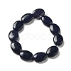 Synthetic Blue Goldstone Beads Strands G-P528-M02-01-3