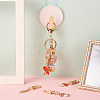 5Pcs Alloy Enamel Keychain JX218A-7