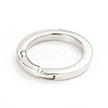 Non-Tarnish 304 Stainless Steel Spring Gate Rings X-STAS-I133-14A-2