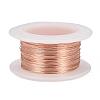 Round Copper Jewelry Wire CWIR-I002-0.4mm-RG-NR-1