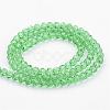 Transparent Glass Bead Strands GLAA-G013-6mm-55-2