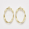 Alloy  2-Loop Link Pendants PALLOY-S121-114-1