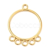 Ion Plating(IP) 304 Stainless Steel Chandelier Component Links STAS-D084-03G-1