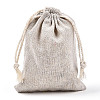 Cotton Packing Pouches Drawstring Bags ABAG-R011-9x12-1