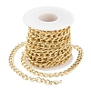 Aluminium Twisted Curb Chains CHA-YW0001-01G-4
