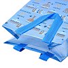 Hanukkah Theme Non-Woven Reusable Folding Gift Bags with Handle ABAG-NH0001-01C-3