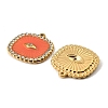 304 Stainless Steel Enamel Pendants STAS-I371-27G-03-2