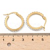 304 Stainless Steel Hoop Earrings EJEW-N0031-11G-5