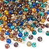 Picasso Baking Paint Glass Seed Beads SEED-TA0001-61D-2
