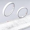 Carbon Steel Back Adhesive Ruler TOOL-WH0129-23-3
