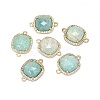 Natural Amazonite Links connectors G-L514-019E-1