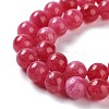 Dyed Natural Malaysia Jade Beads Strands G-G021-02C-08-3